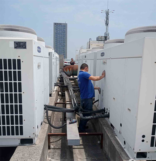 汶上中央空调制热和不制冷系统维修方法